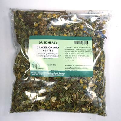 Dandelion and Nettle Herbal Tea (for Detoxing)