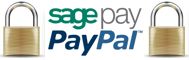 Secure payments with PayPal and Sage Pay for Credit Cards