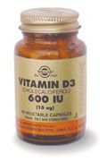 Solgar Vitamin D3 600iu